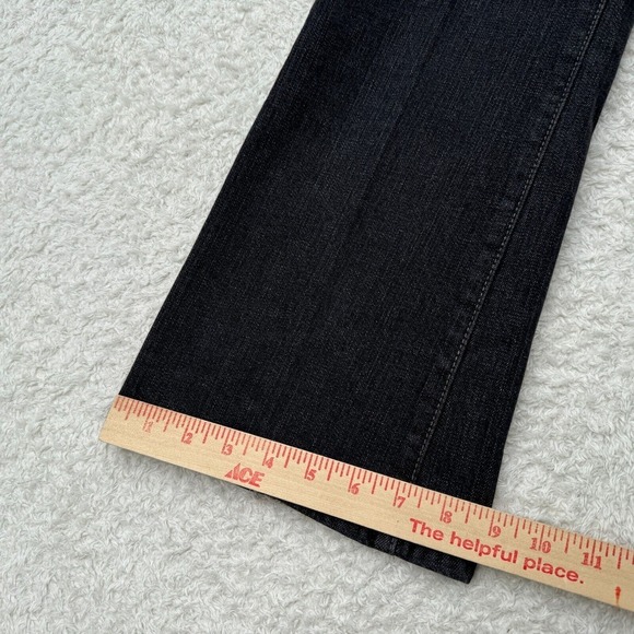 Additions by Chico's Bootcut Black Jeans Womens Size 1 31x29 High Rise Stretch - Picture 7 of 9